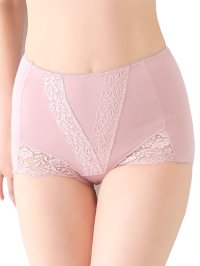 Retica/レティカ Retica 3枚セット ショーツ フロントV形レース1分丈ショーツ ハイウエスト ヒアルロン酸加工 【返品不可商品】/507092894