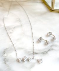 Retica/レティカ Retica フラワーシルバービジューアクセサリー2点セット/507092903