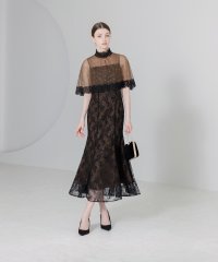 Leja/レジャ Leja ハイネック花柄レースマーメイドフレアロングドレス美脚効果結婚式 パーティードレス 成人式 20代 30代 40代/507093072
