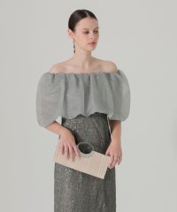 Leja/レジャ Leja 2WAYオフショルダーパフスリーブスリットAラインワンピースロングドレス美脚効果結婚式 パーティードレス 20代 30代/507093077