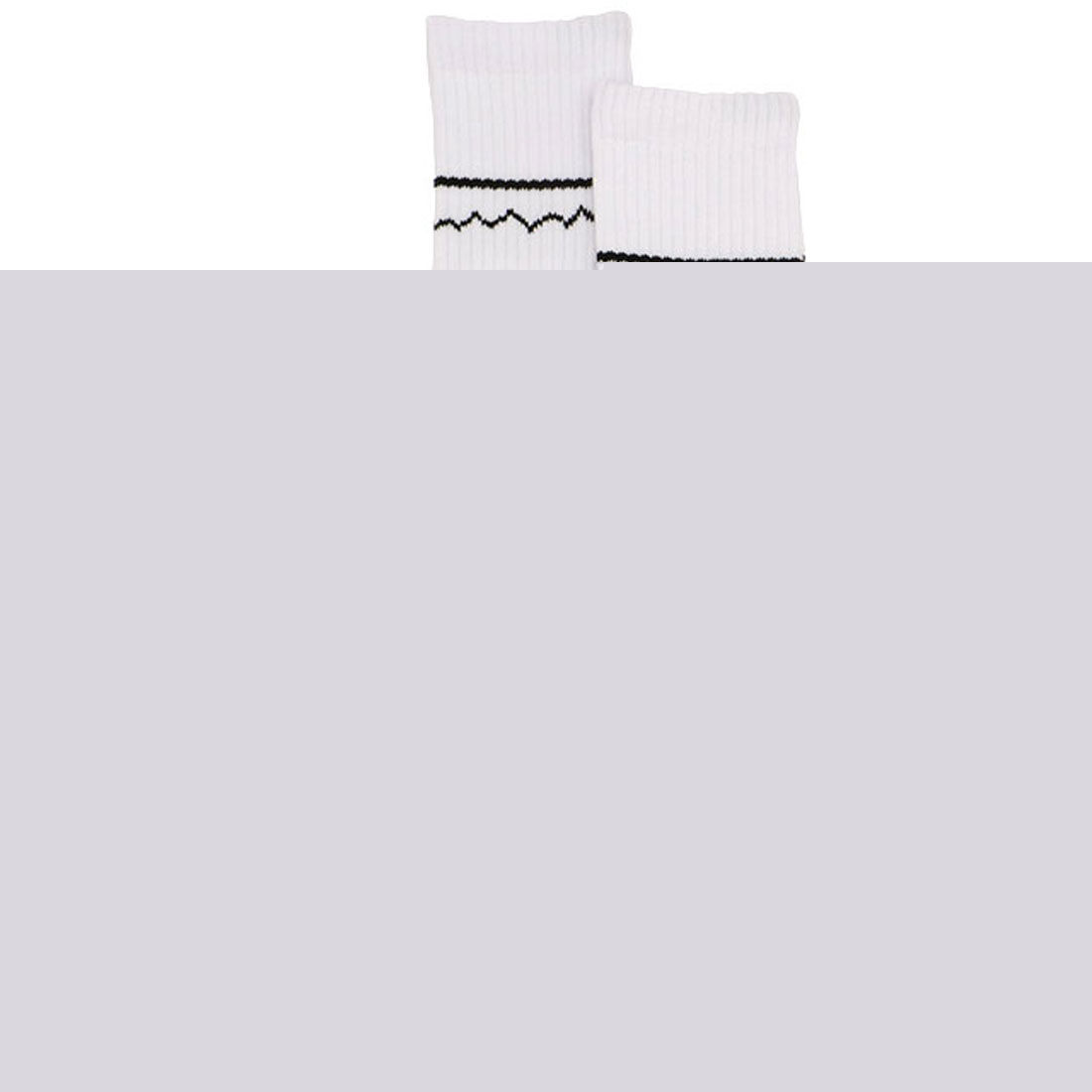 mischiefstyle/ミスチーフスタイル mischiefstyle JOMO SANZAN LINE SOX WHITE/BLACK [OG011]/507093224