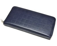 DAKS/ダックス DAKS Checker emboss（チェッカーエンボス） ラウンドファスナー長財布/507093565