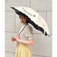 an another angelus/アンアナザーアンジェラス an another angelus 【晴雨兼用】カリグラフィー ロゴ刺繍 日傘 (Fi.n.t)/507094748