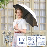 an another angelus/アンアナザーアンジェラス an another angelus 【晴雨兼用】カリグラフィー ロゴ刺繍 日傘 (Fi.n.t)/507094748
