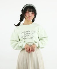an another angelus/アンアナザーアンジェラス an another angelus フラワーランゲージロゴプリントカットソー【洗える】(Fi.n.t)/507094783