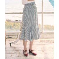 an another angelus/アンアナザーアンジェラス an another angelus ゴールドバックルベルト付きマーメイドスカート【洗える】(Fi.n.t)/507094825