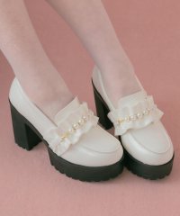ROJITA/ロジータ ROJITA パールチェーンフリルローファー/507094837