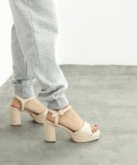 SOROTTO/ソロット SOROTTO 厚底×太ヒール スクエアトゥサンダル/507094977