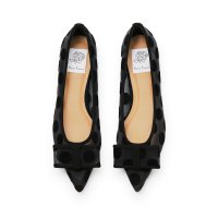 Emma Francis/エマ フランシス Emma Francis フロッキードット チュール リボンパンプス/507094987