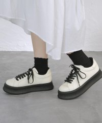 grandfleur/グランドフルール grandfleur 【SOROTTO】軽量厚底 レースアップスニーカー (LADYS)/507095629