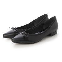 Simple Style/シンプルスタイル Simple Style 【本革】ポインテッドトゥ紐リボンパンプス/507095685