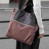 BASE/ベース BASE A4対応 2way 3way ナイロン リュック リュックサック ショルダー バイカラー 通勤 通学 旅行 レディース a4 マザーズバッグ /502977786