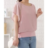 Lace Ladies/レースレディース Lace Ladies フリル半袖シフォンブラウス/504208148
