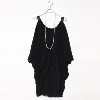 STYLEBLOCK/スタイルブロック STYLEBLOCK パールネックレス付きドレープシフォンパーティードレス/504324071