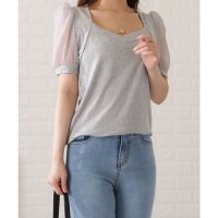 Lace Ladies/レースレディース Lace Ladies パフスリーブ 半袖 カットソー/504382567