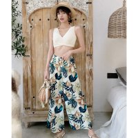 TeddyShop/テディショップ Teddyshop 水着 カシュクール風ビキニ＋ワイドパンツ 3点セット【返品不可商品】/504456924