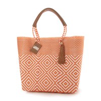 WOVEN/ウーヴン WOVEN メルカドバッグ かごバッグ bk－bag－mid－nv－wh－m/504605878