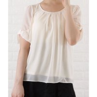 Lace Ladies/レースレディース Lace Ladies シフォンブラウス 半袖/504633509