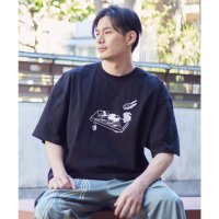 KAYA/【カヤ】うまいもんメンズTシャツ ブラック/504792539