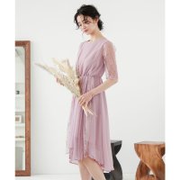niana/ニアナ niana レースプリーツイレヘムワンピースパーティードレス/504829331