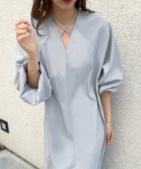 ジュノア JUNOAH クロスリボンマーメイドワンピース