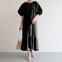 aquagarage/アクアガレージ aquagarage バルーン袖マーメードワンピース/505503579