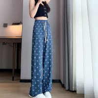 shoppinggo/ショッピングゴー shoppinggo 夏服 ワイドパンツ サマーパンツ ストレート ゆったり リラックスパンツ ボトムス ガウチョパンツ シンプル ベーシック/506123378