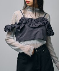 MAISON BREEZE/メゾンブリーズ MAISON BREEZE 【MAISON BREEZE】T/Nタフタ フリルキャミTOPS 32009A332/506863553