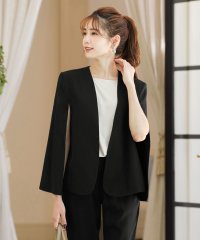 Flolia/フロリア Flolia 【自宅で洗える】スリット袖ポンチョ風結婚式ジャケットボレロ/506887674