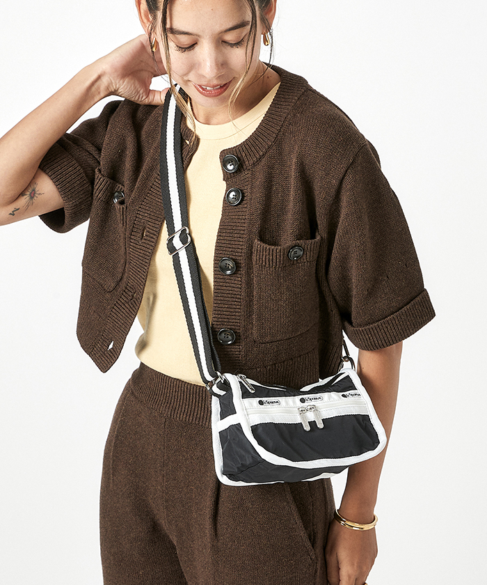 ■LeSportsac■レスポートサック SMALL LOAF CROSSBODY SMALL LOAF CROSSBODYスペクテイターブラック（ミニバッグ