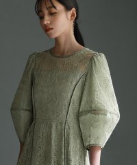 GIRL/ガール GIRL パフスリーブ総レースロング丈 結婚式 ワンピース パーティードレス/506919600