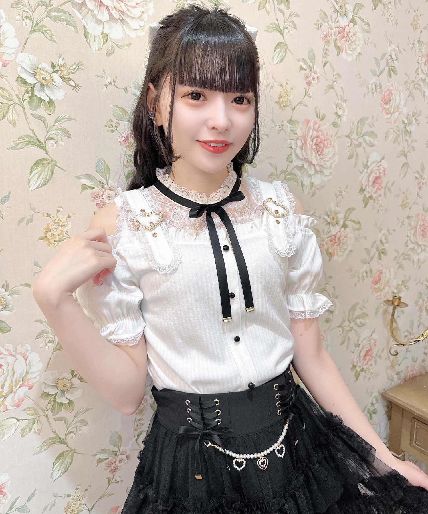 ROJITA ウエストハートバックルフーディーコート（ROJITA