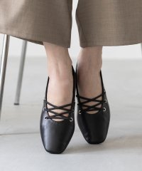 Menue/メヌエ Menue レースアップ スクエアトゥ パンプス/506925986