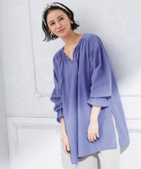 RASW/ラス RASW コットンボイル楊柳ギャザーブラウス/506948856