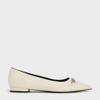 CHARLES & KEITH/チェインリンク ポインテッドトゥバレエフラット/506949866