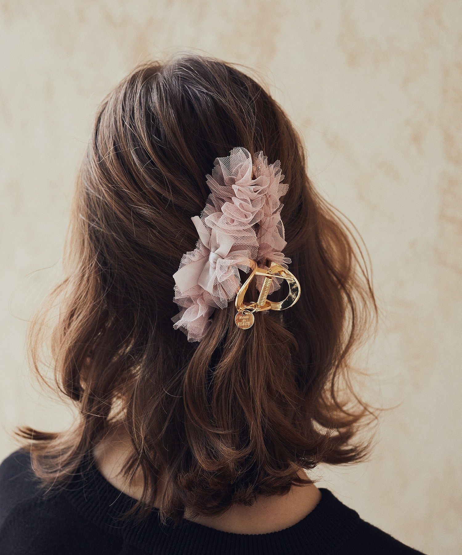 メゾン ド フルール Maison de FLEUR チュールフリルヘア メゾン ド フルール Maison de FLEUR チュールフリルヘア
