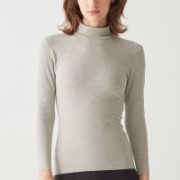 HOTMAGIC/ホットマジック HOTMAGIC あったかインナー 裏起毛 綿混【綿のチカラ】 ハイネック8分袖 長袖 秋冬/506970465