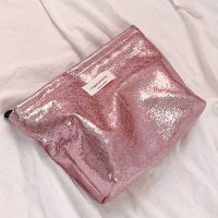 REAL STYLE/リアルスタイル REAL STYLE ポーチ 小物入れ レディース 大容量 大きめ メタリック マチ付き ファスナー コスメポーチ 化粧ポーチ 旅行 おしゃれ /507009058