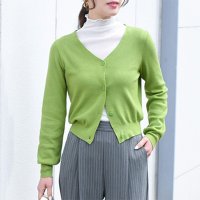 REAL STYLE/リアルスタイル REAL STYLE ニットカーディガン カシミヤタッチ Vネック 通勤 オフィス OL 冷房対策 シンプル おしゃれ 上品 きれい デイリー /507009146