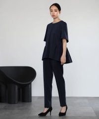 Flolia/フロリア Flolia ペプラムブラウス＆テーパードパンツのセットアップセレモニースーツ【洗える】/507009174
