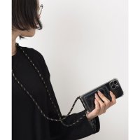 emonique/エモニーク emonique カードポケット パラコードストラップ付き クリアiPhoneケース カバー/507015811