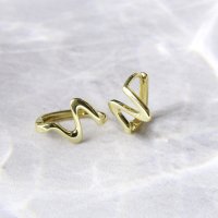 Noelmarket/ノエルマーケット Noelmarket ピアス 金属アレルギー対応 フープピアス つけっぱなし 18k シンプル ねじれピアス 人気 上品 両耳用 誕生日 プレ/507017761