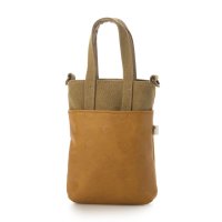LAFIEL/ラフィール LAFIEL 帆布×ドット合皮マイクロバッグ/507018253
