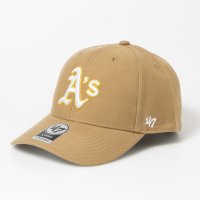 47Brand/フォーティーセブン 47 ブランド Brand ブランド キャップ 帽子 アスレチックス MVP18WBV 男女兼用 野球チーム BRAND ATHLETICS/507032447