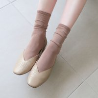 enchanted/エンチャンテッド enchanted 本革Vカットスクエアトゥパンプス/507032994