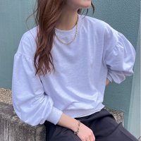 REAL STYLE/リアルスタイル REAL STYLE スウェット レディース 上 トップス 長袖 春 可愛い カジュアル トレーナー スエット ゆったり ボリューム 袖 おしゃ/507033088