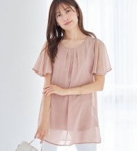 Alotta/【接触冷感】インナー付シフォンタックチュニック/507034497