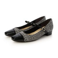 POMFLEUR/ポムフルール POMFLEUR POMFLEUR ポムフルール 3cmスクエアキリカエ メリージェーンパンプス （Camellia）/507044802