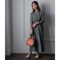 epic day/エピック デイ epic day パーティードレス 結婚式 ワンピース フォーマルドレス レースコンビネーションメローロングドレス オケージョンドレス レース /507047047