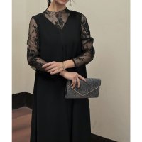 epic day/エピック デイ epic day パーティードレス 結婚式 ワンピース フォーマルドレス レースコンビネーションメローロングドレス オケージョンドレス レース /507047047